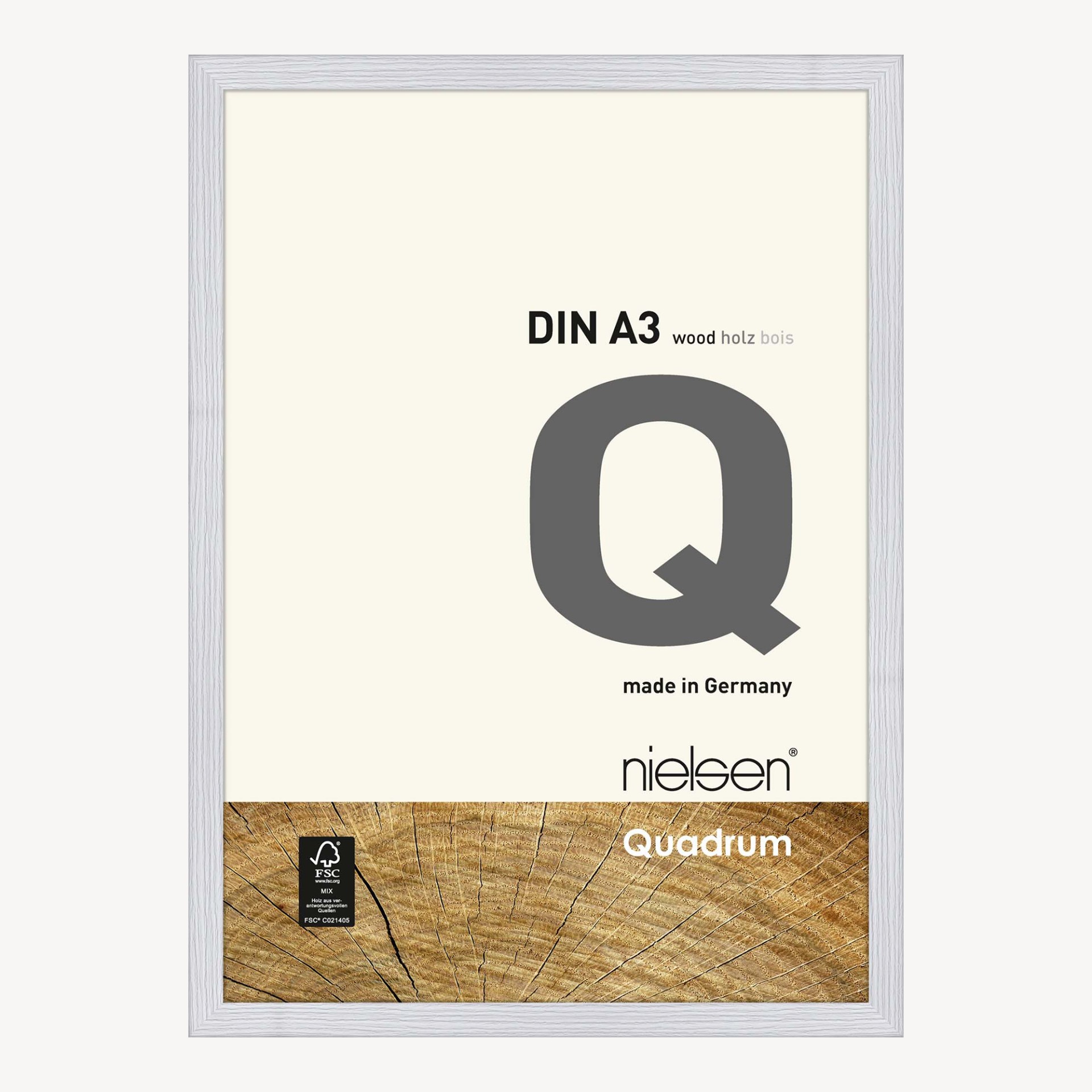 Quadrum Blanc Neige 29.7 x 42 cm