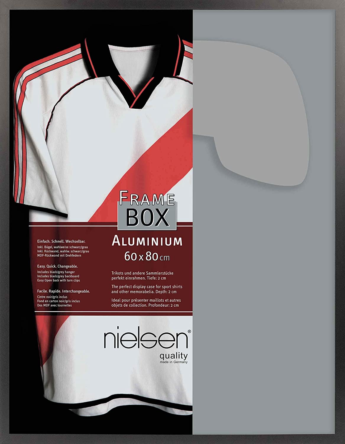 Frame Box Eco Noir 60 x 80 cm - Plexiglass