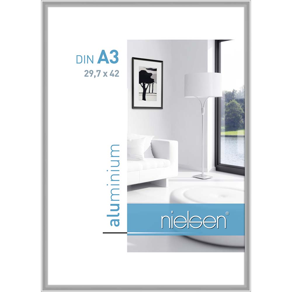 Classic Argent poli 29,7 x 42 cm