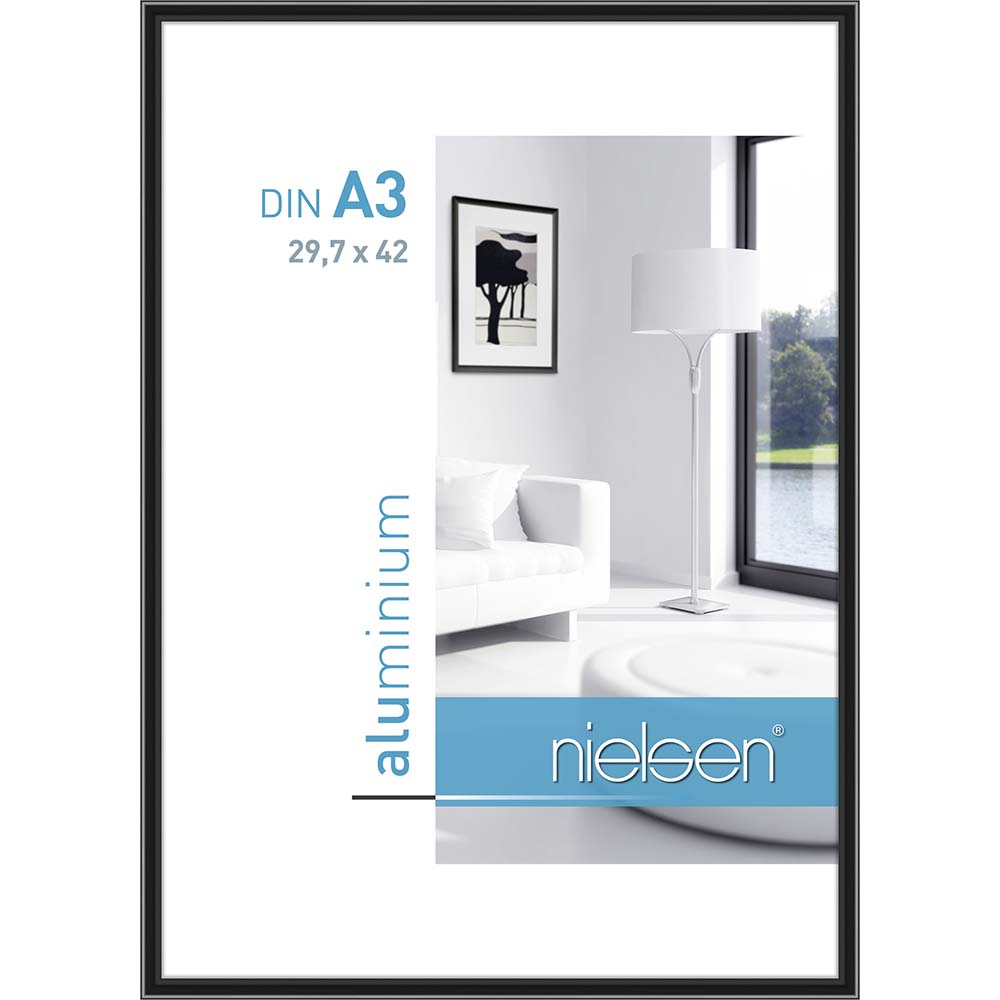 Classic Noir anodisé 29,7 x 42 cm