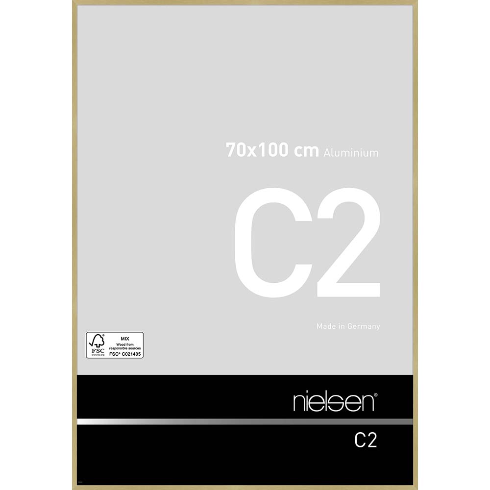 C2 Or mat brossé 70 x 100 cm
