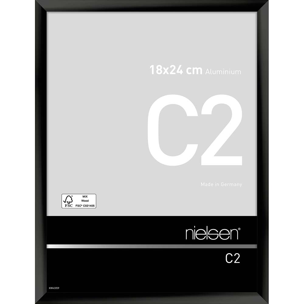 C2 Noir anodisé 18 x 24 cm