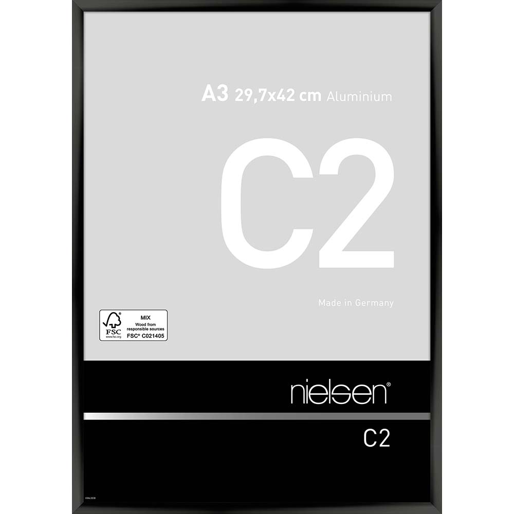 C2 Noir anodisé 29,7 x 42 cm