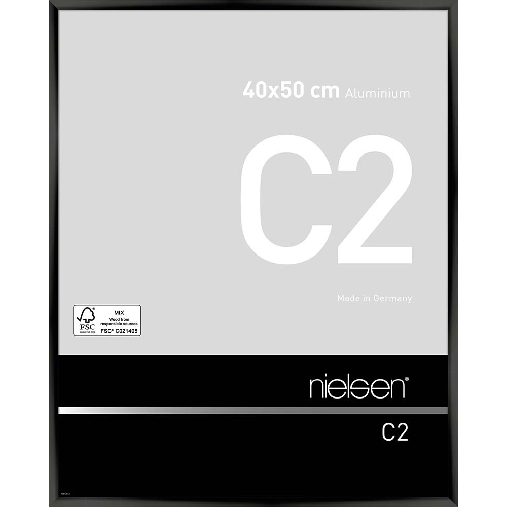 C2 Noir anodisé 40 x 50 cm