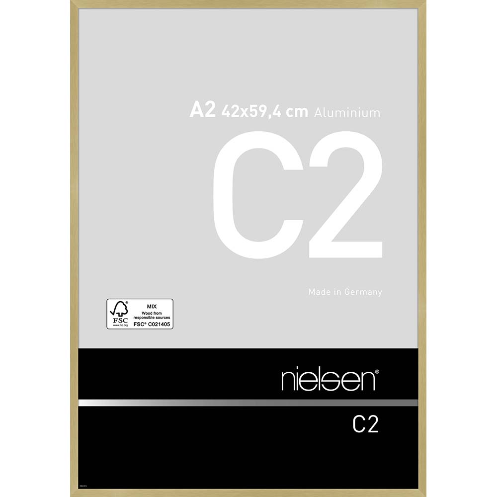 C2 Or mat brossé 42 x 59,4 cm