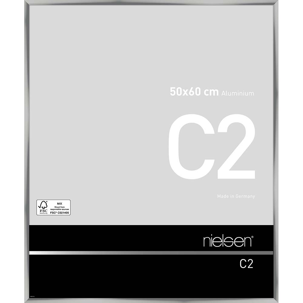 C2 Argent poli 50 x 60 cm