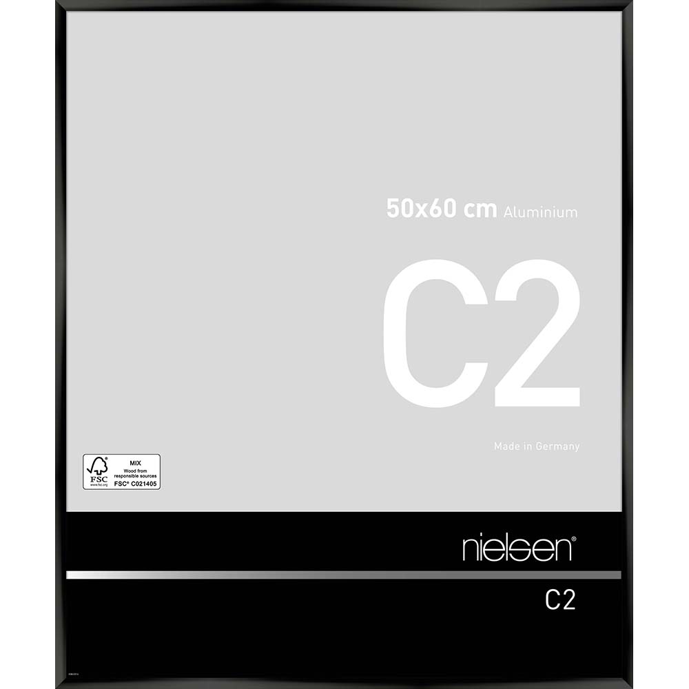 C2 Noir anodisé 50 x 60 cm
