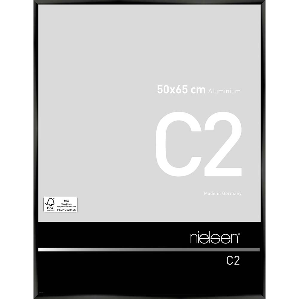 C2 Noir anodisé 50 x 65 cm