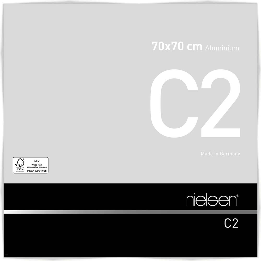 C2 Blanc brillant 70 x 70 cm