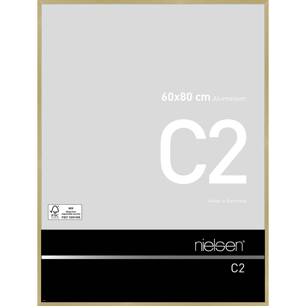 C2 Or mat brossé 60 x 80 cm