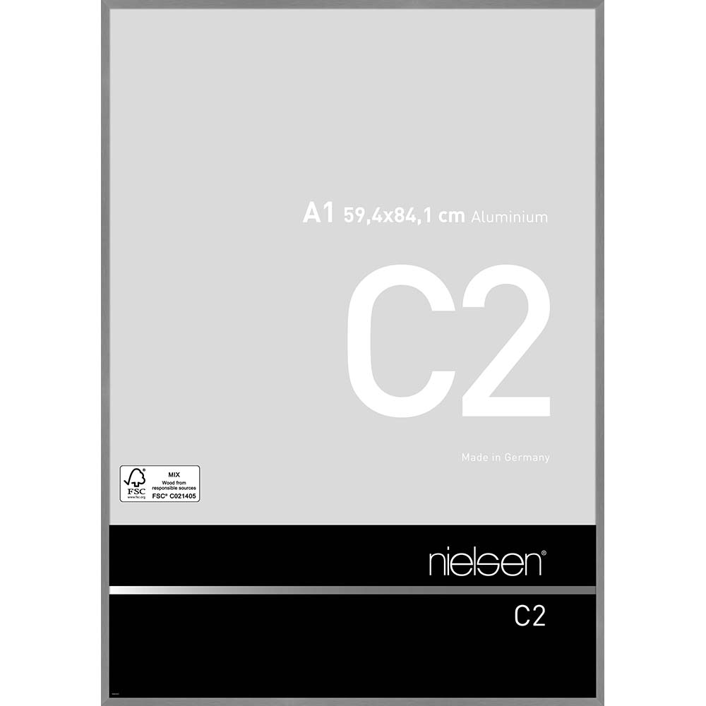 C2 Gris mat brossé 59,4 x 84,1 cm