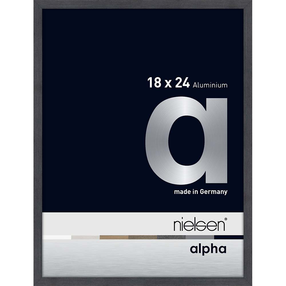 Alpha Anthracite 18 x 24 cm
