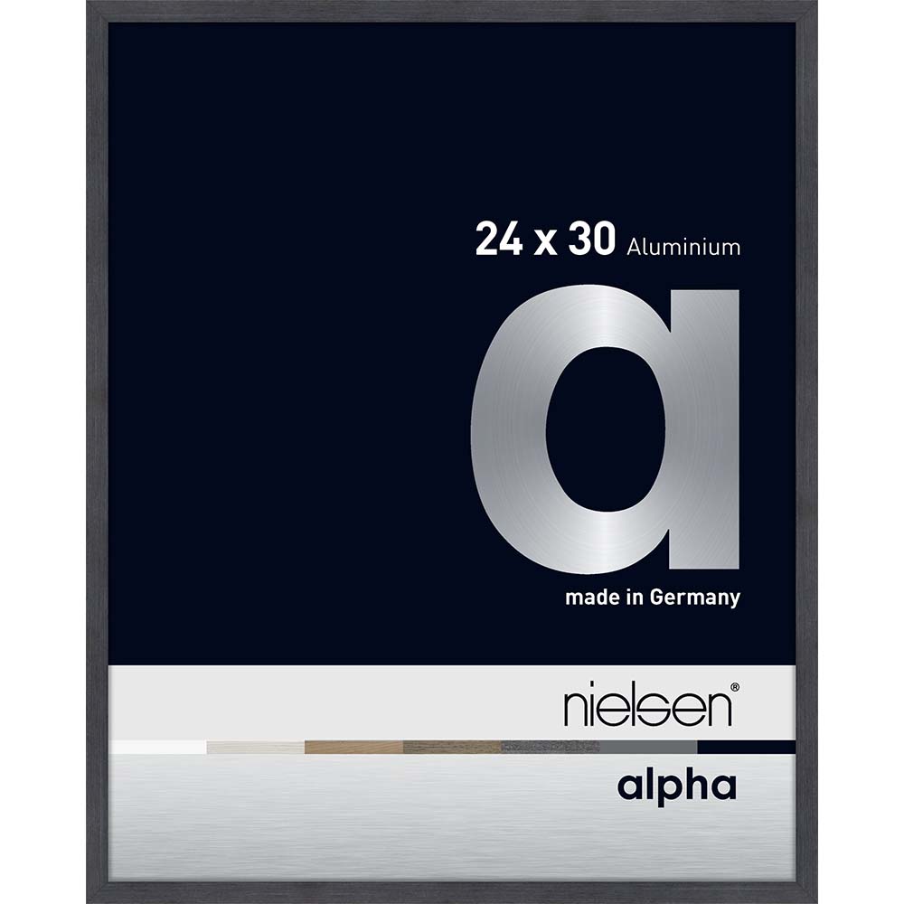 Alpha Anthracite 24 x 30 cm