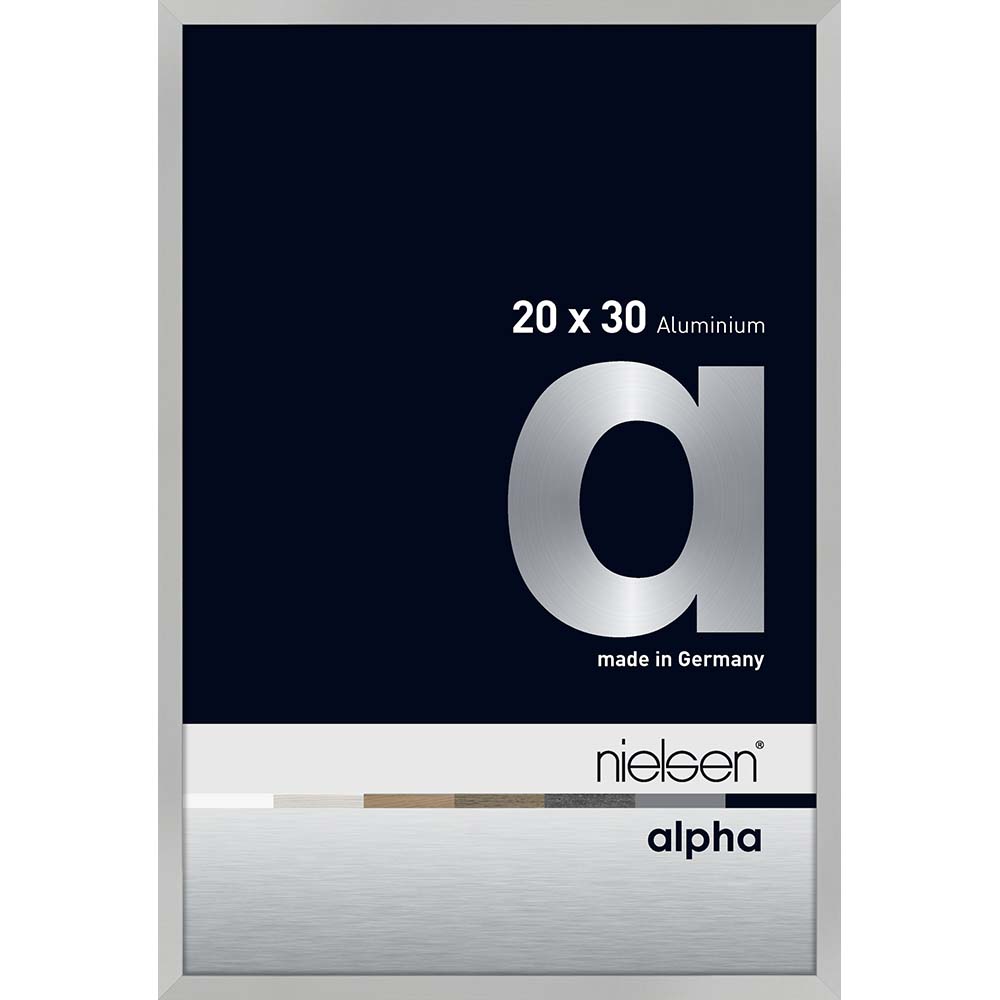 Alpha Argent mat 20 x 30 cm
