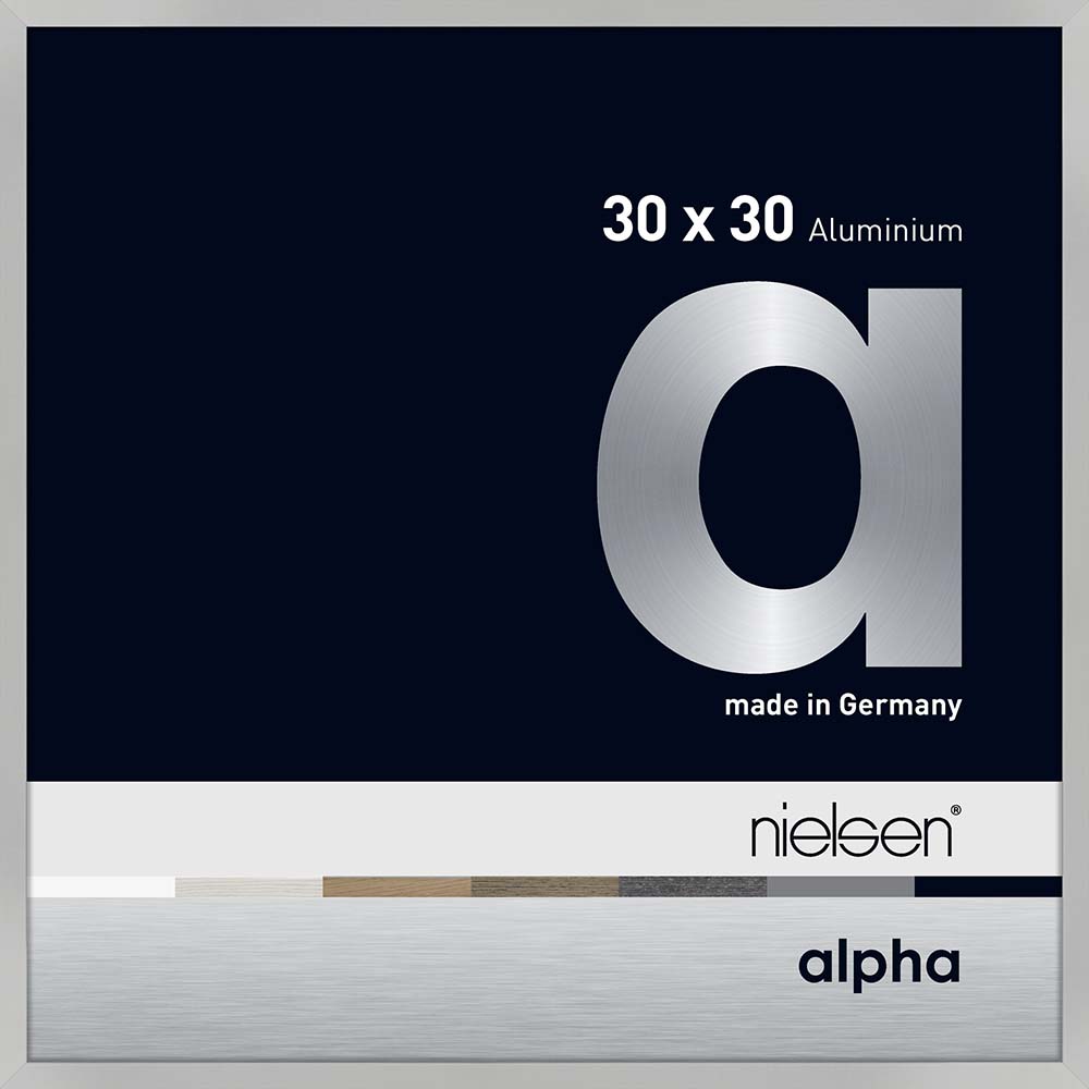 Alpha Argent mat 30 x 30 cm