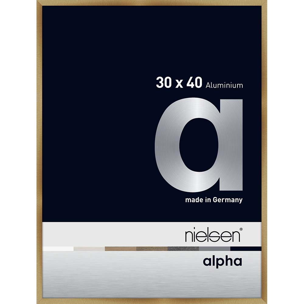 Alpha Ambre brossé 30 x 40 cm