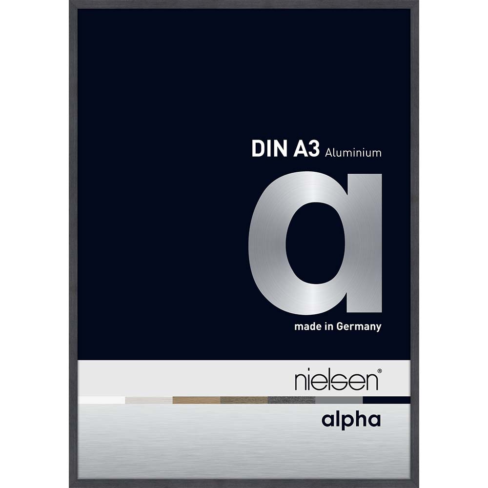 Alpha Anthracite 29,7 x 42 cm