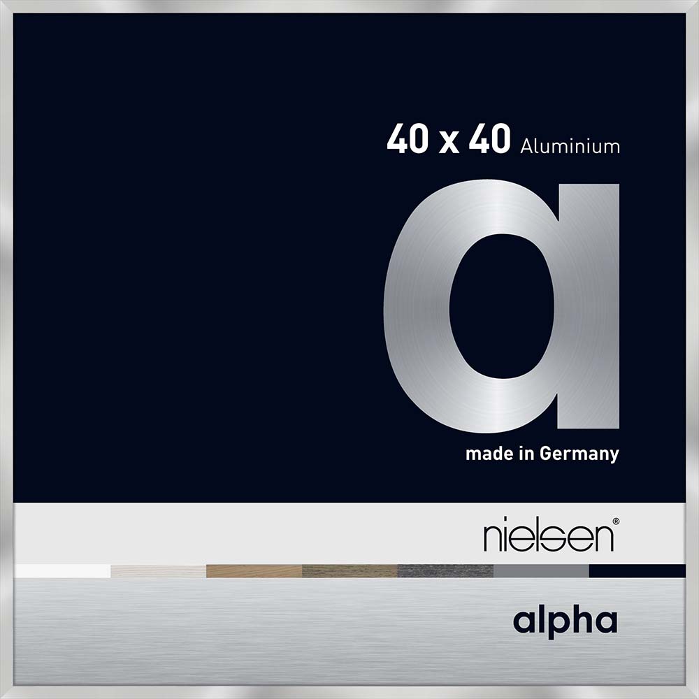 Alpha Argent poli 40 x 40 cm