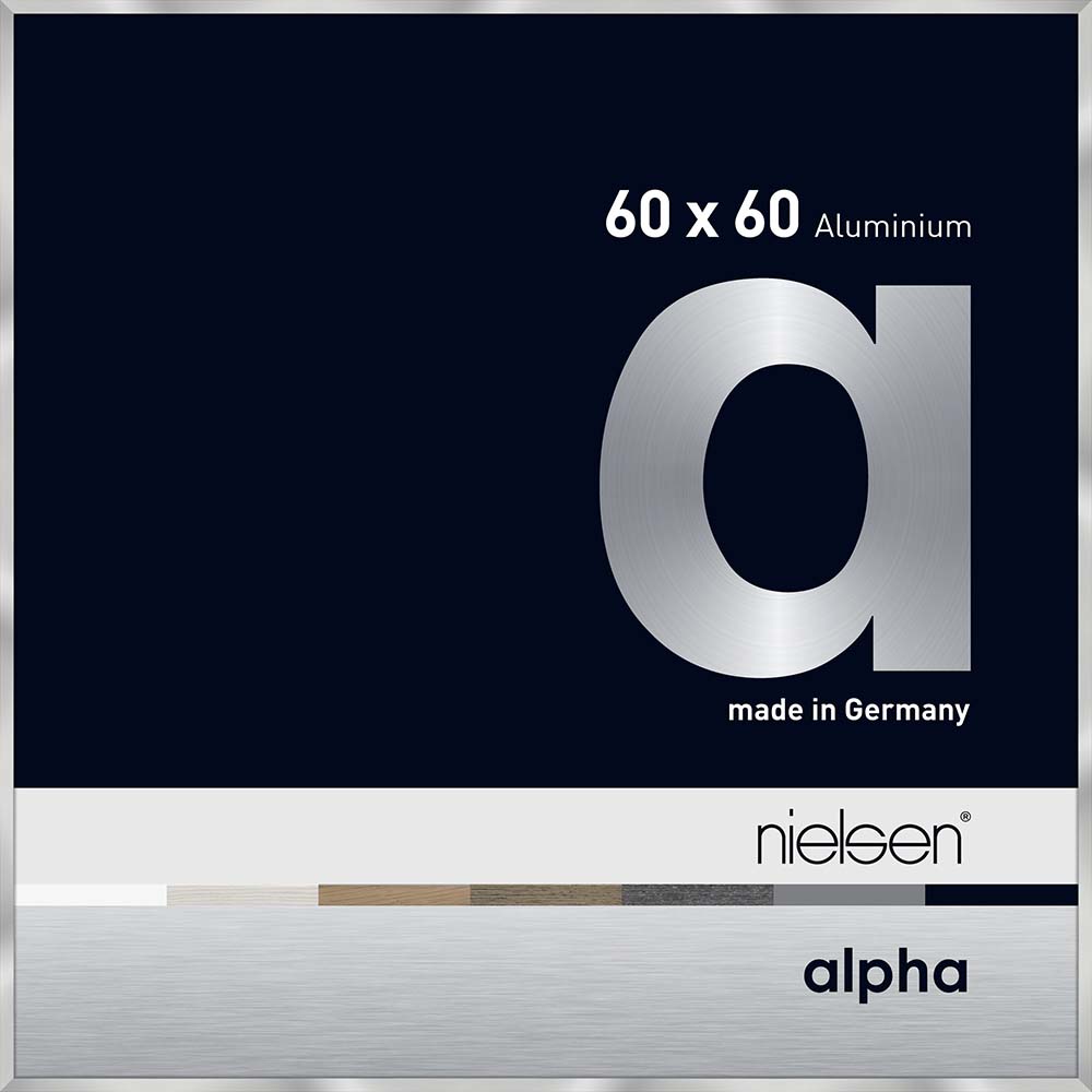 Alpha Argent poli 60 x 60 cm