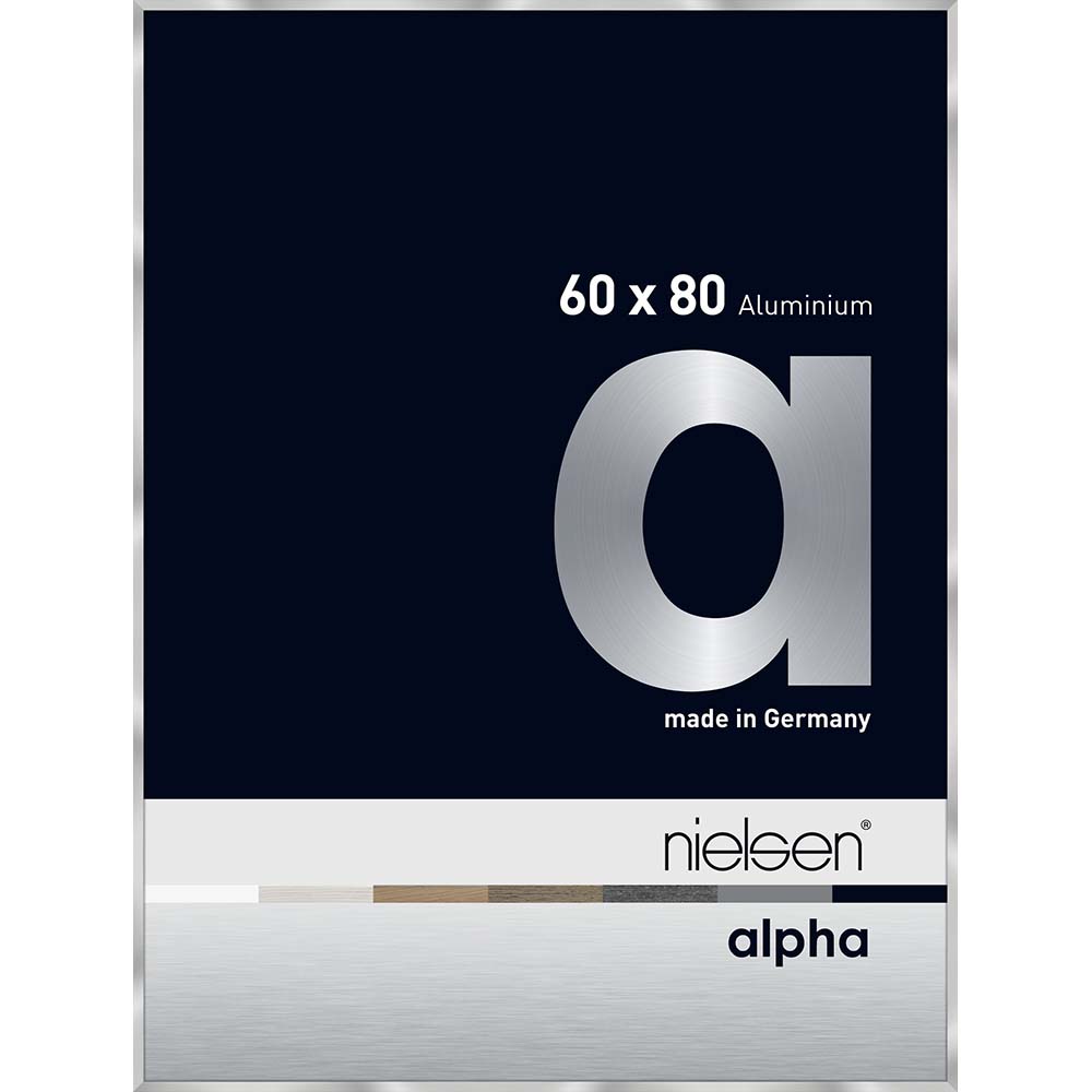 Alpha Argent poli 60 x 80 cm