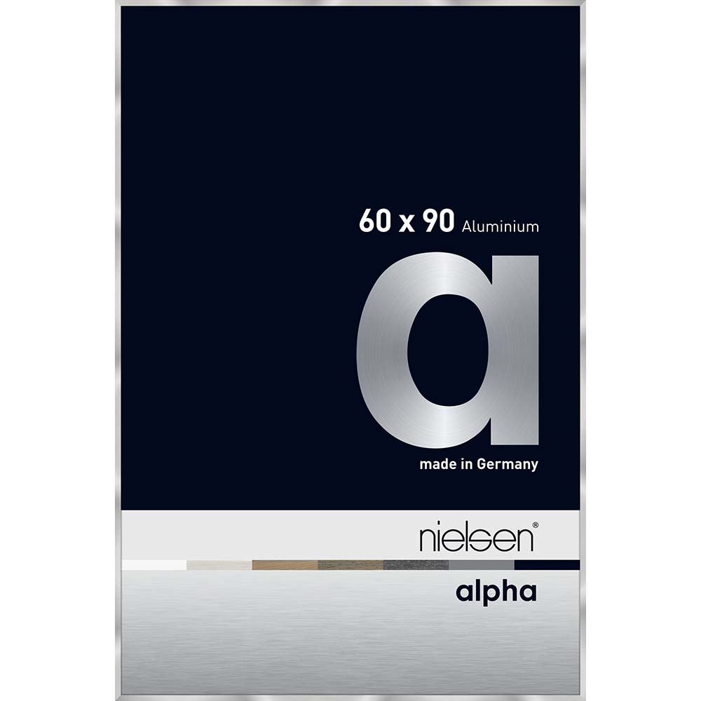 Alpha Argent poli 60 x 90 cm