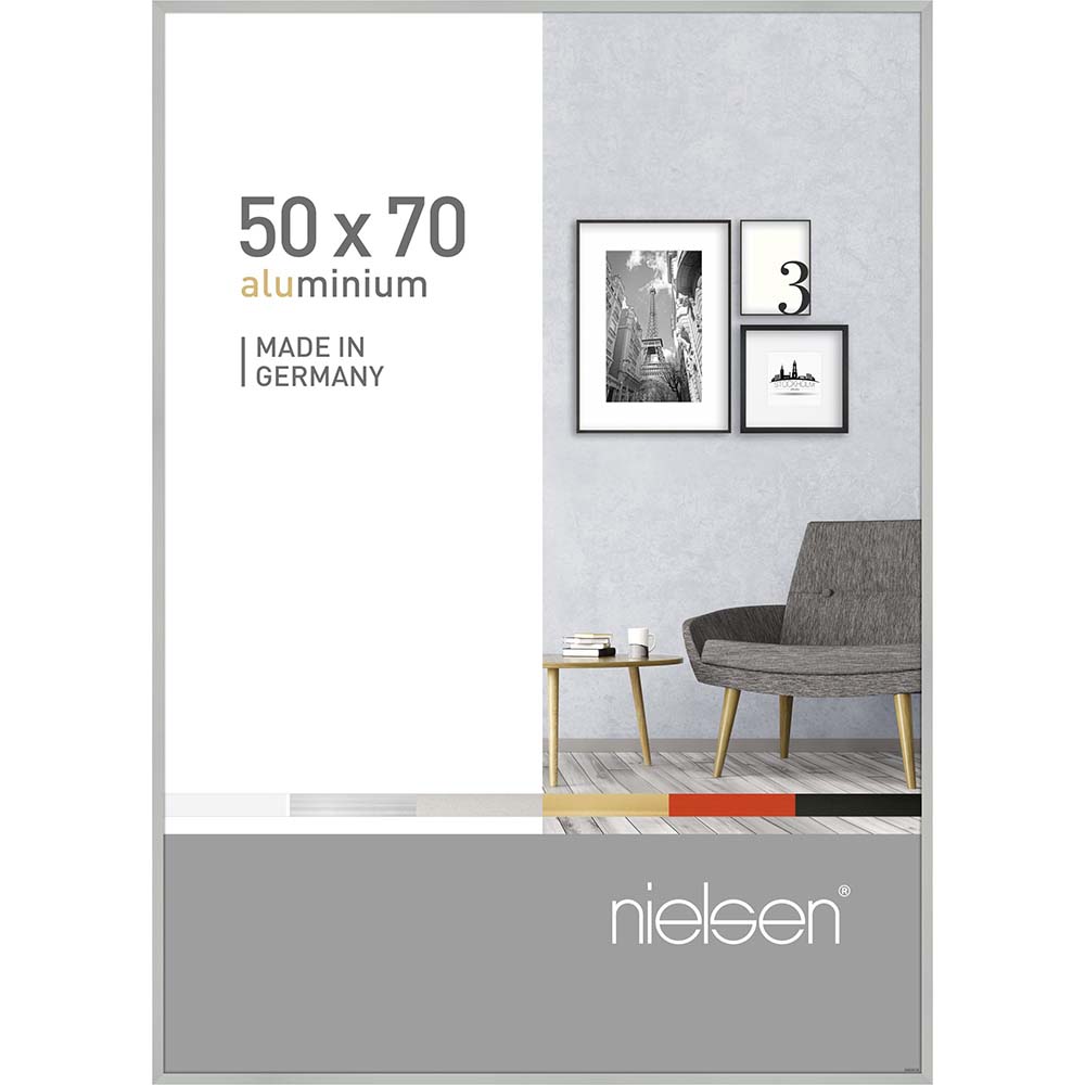 Pixel Argent mat 50 x 70 cm