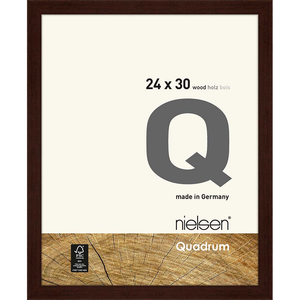 Quadrum Wengé 24 x 30 cm