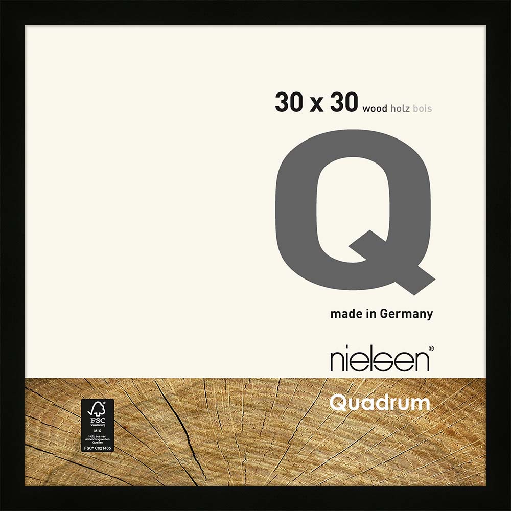 Quadrum Noir 30 x 30 cm