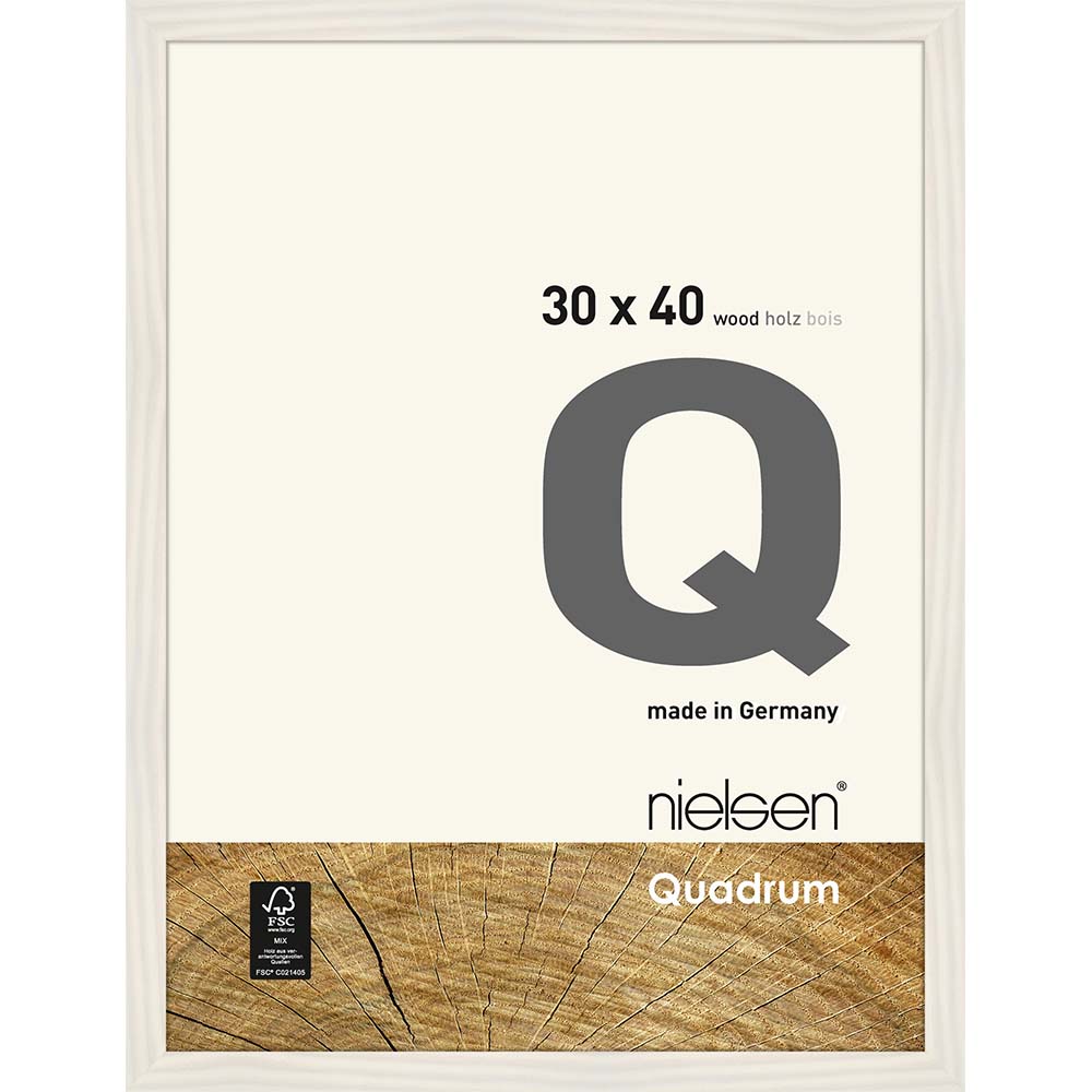 Quadrum Blanc 30 x 40 cm