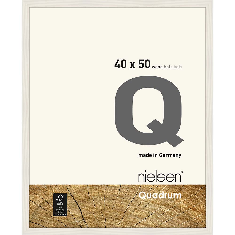 Quadrum Blanc 40 x 50 cm