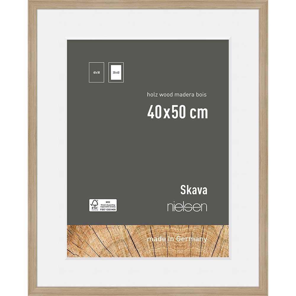 Skava 40x50/30x40 Chêne