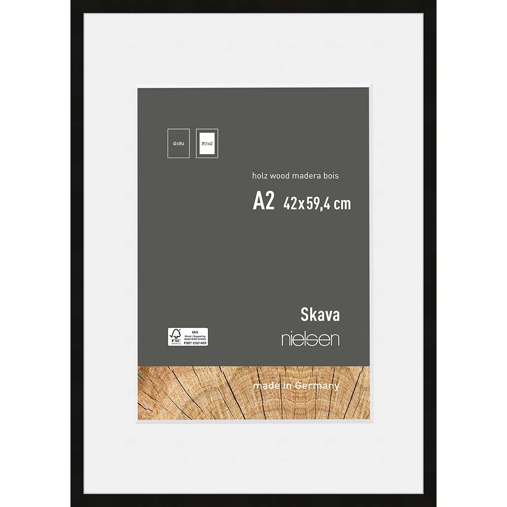 Skava 42x59.4/29.7x42 Noir
