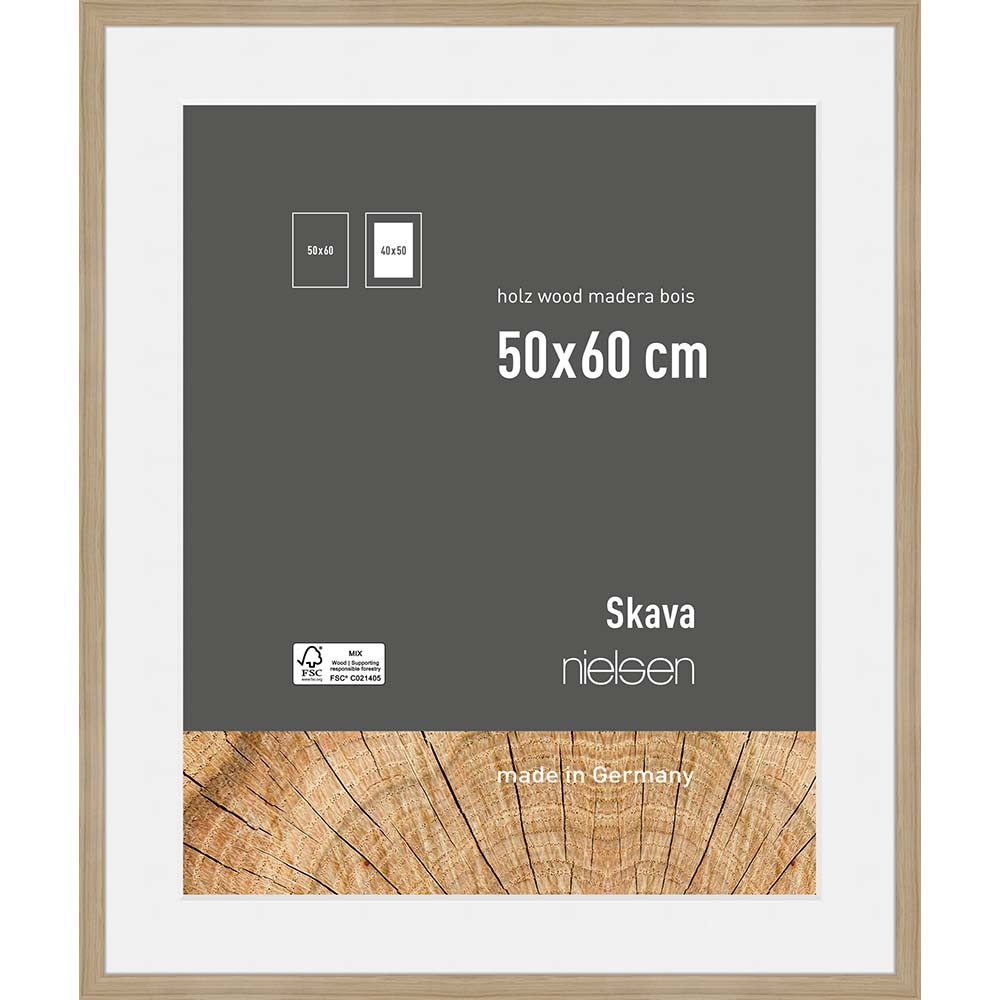 Skava 50x60/40x50 Chêne