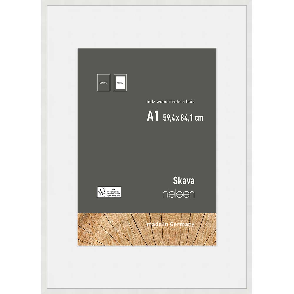 Skava 59.4X84.1/42X59.4 Blanc