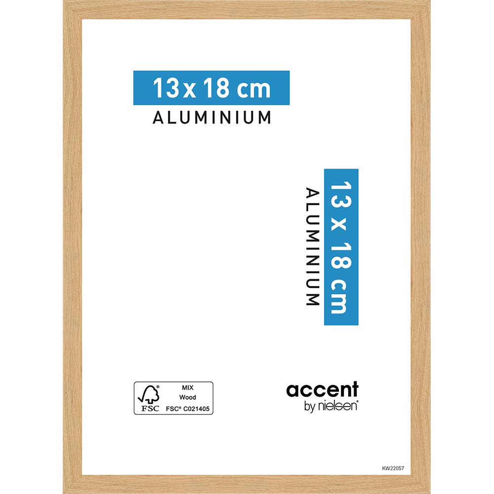 Accent Placage Chêne 13 x 18 cm
