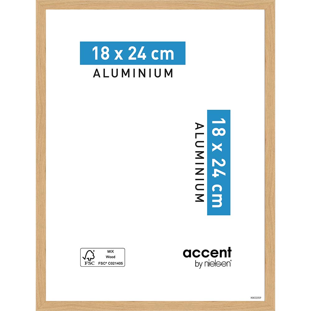 Accent Placage Chêne 18 x 24 cm