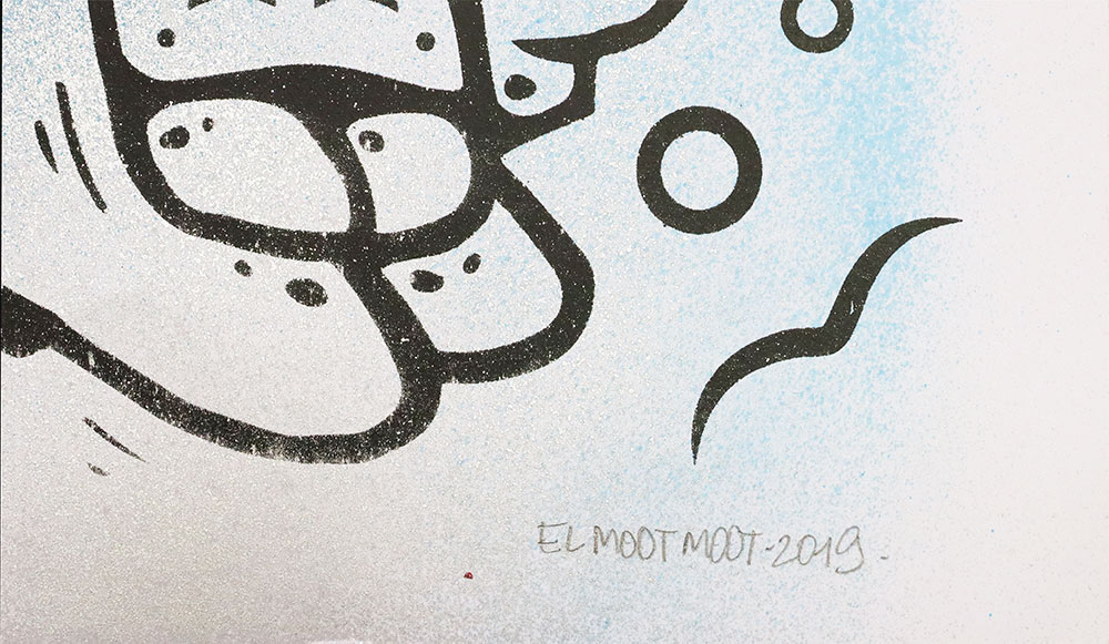 EL MOOT MOOT - Dans Les Nuages - 4/27 réhaussée – Image 4