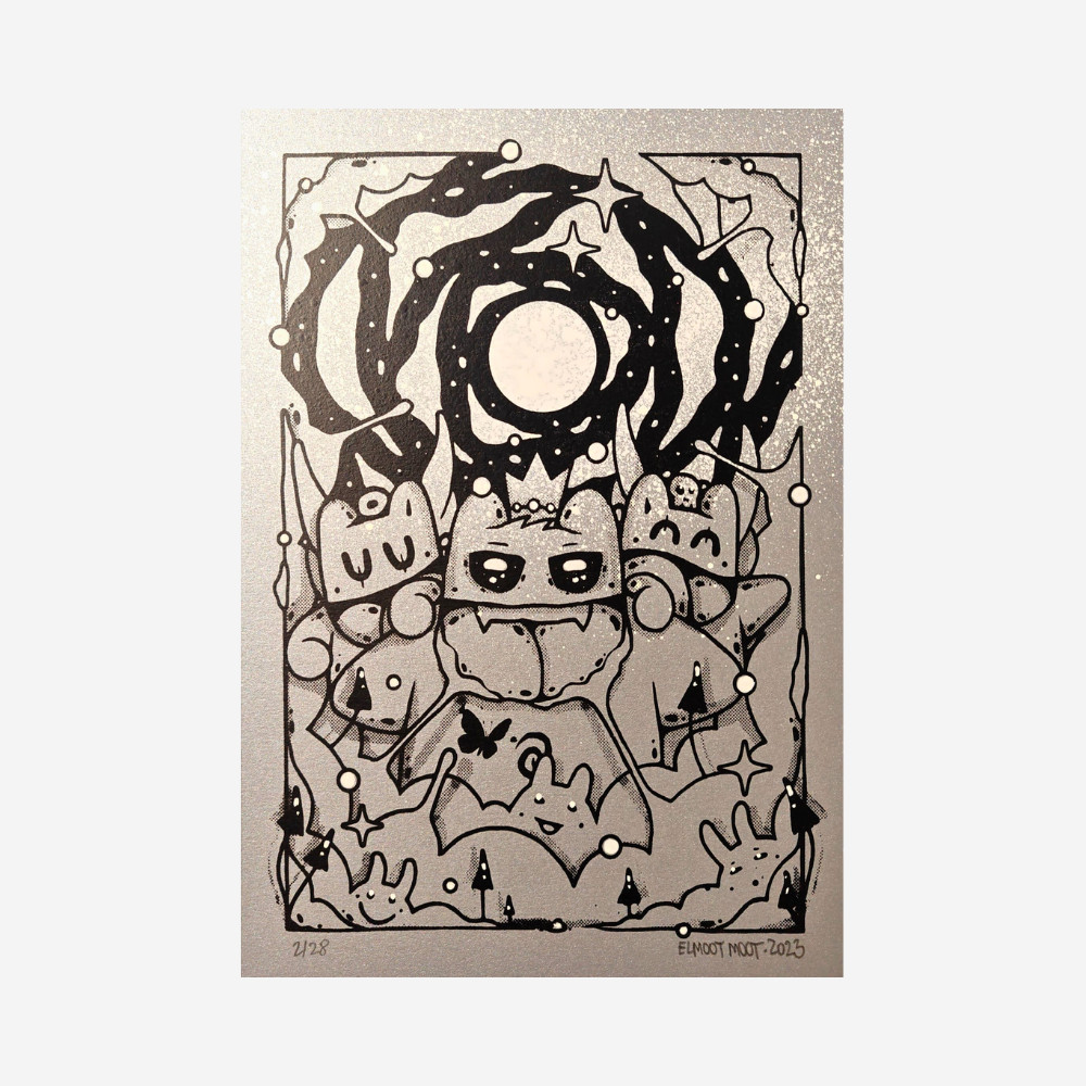 EL MOOT MOOT - Les 3 Moots (papier gris) – Image 2