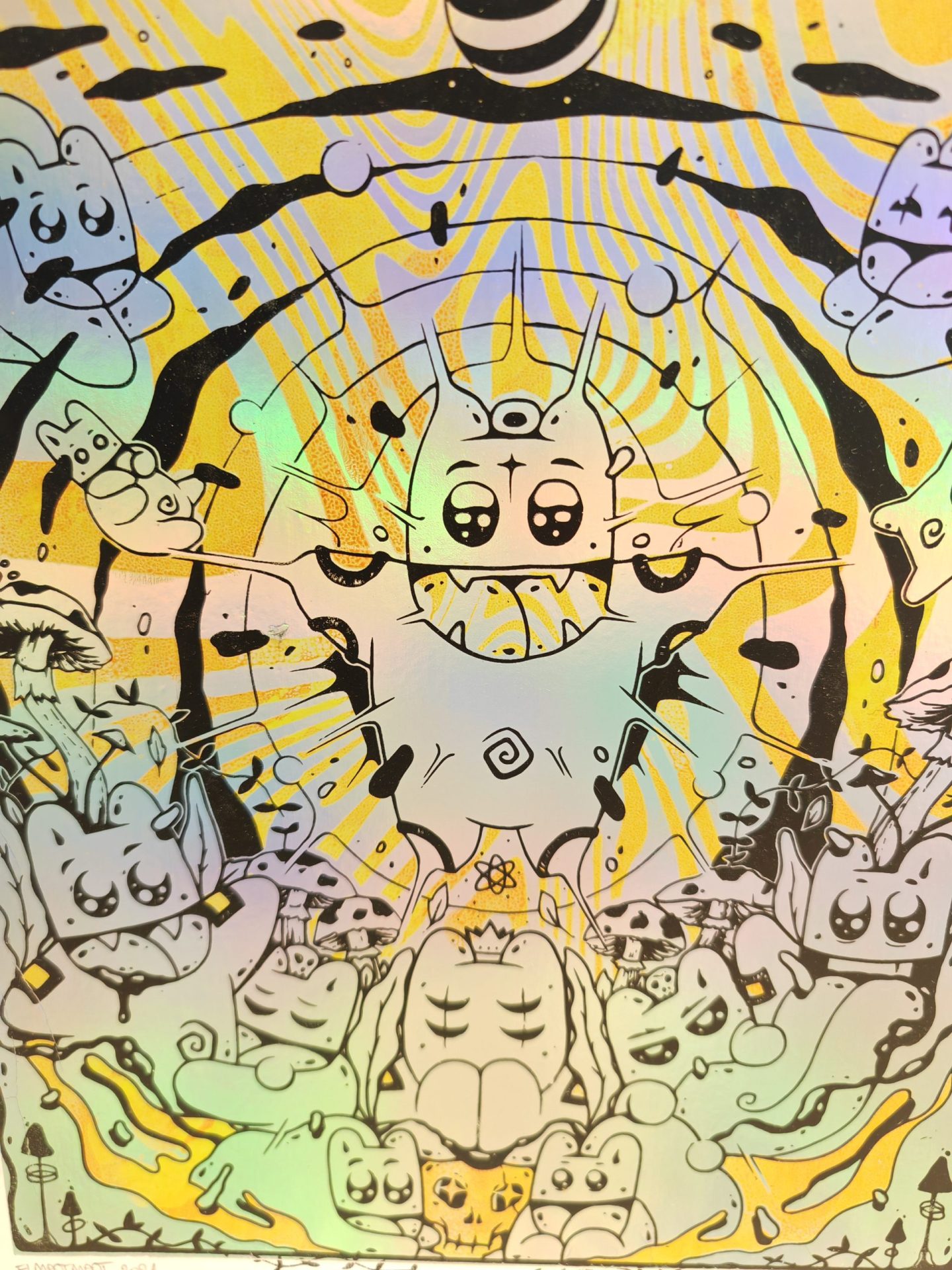 EL MOOT MOOT - Hypnose (holographique jaune, papier crème) – Image 6