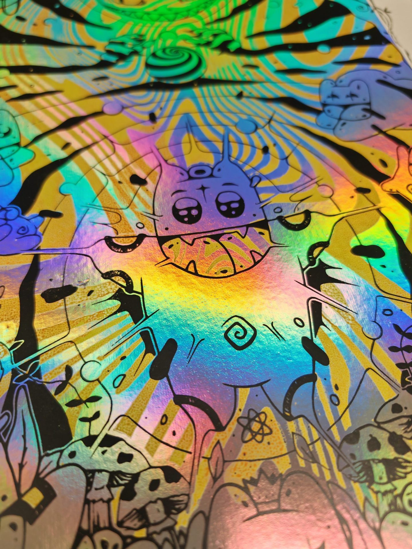 EL MOOT MOOT - Hypnose (holographique jaune, papier crème) – Image 5