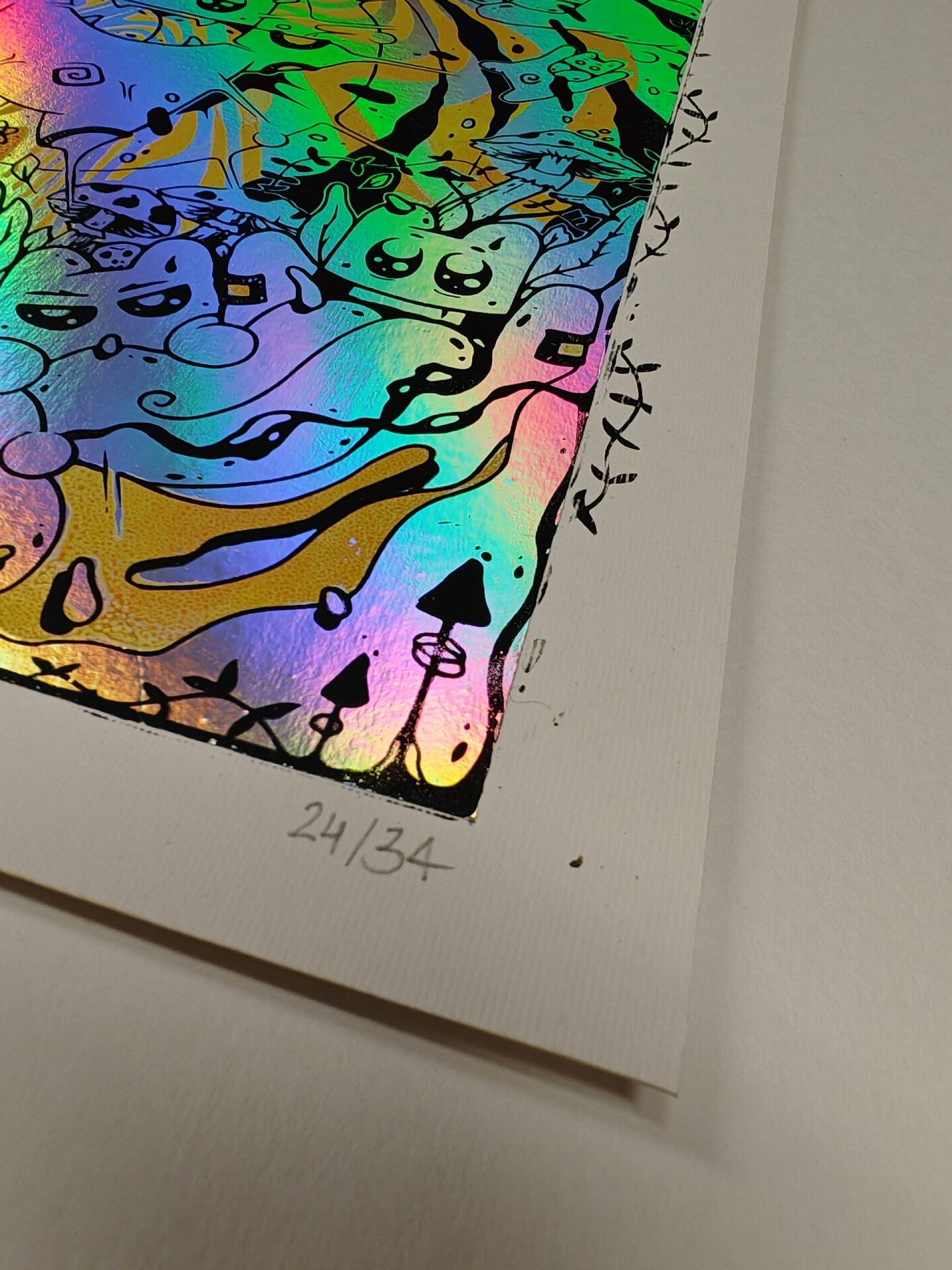 EL MOOT MOOT - Hypnose (holographique jaune, papier crème) – Image 4