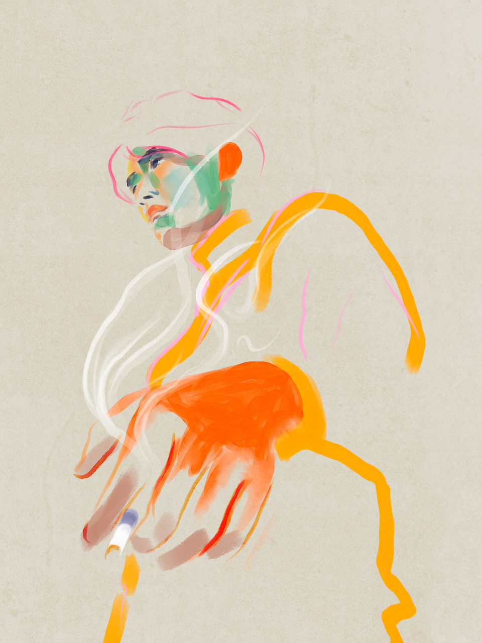 GRAVOUIL Sébastien - In His Mind (30x40cm) – Image 2
