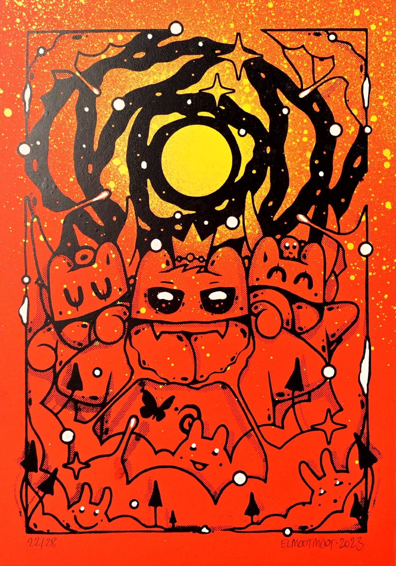 EL MOOT MOOT - Les 3 Moots (papier rouge) – Image 2