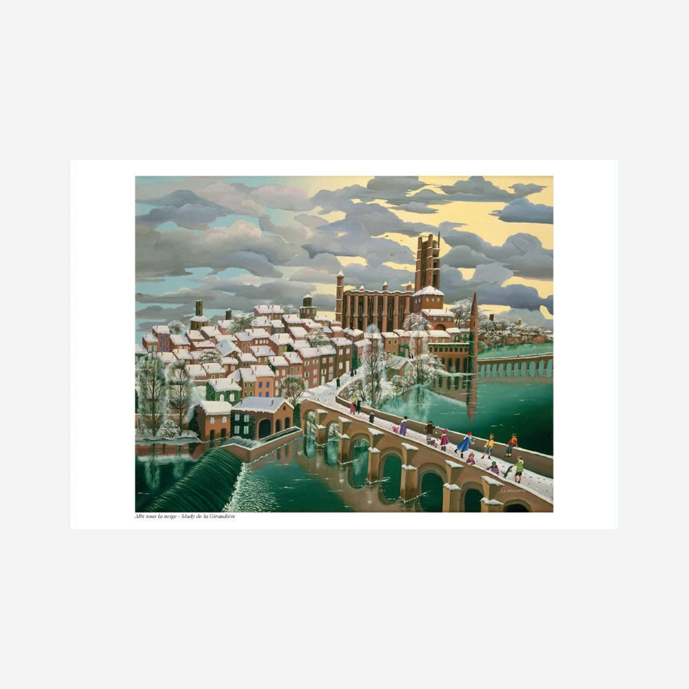 Mady DE LA GIRAUDIÈRE - Albi Sous La Neige – Image 2
